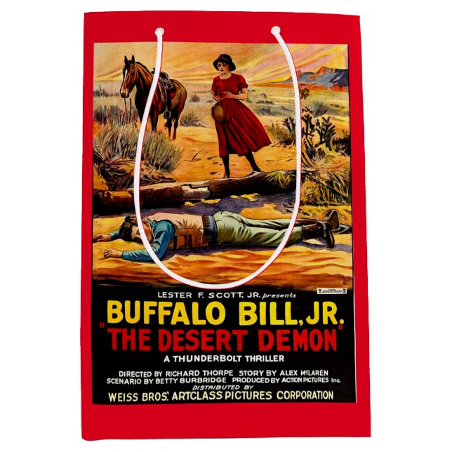 1925 Buffalo Bill, Jr. - Desert Demon-filmen poste (Framsidan)