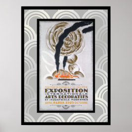 1925 Charles Loupot Fransk Art Deco utställning Poster