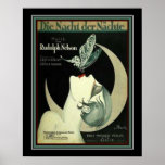1925 Deco "Die Nacht der Nachte" Poster<br><div class="desc">Stunning Art Deco Lakan Music Cover 1925 ~ Die Nacht der Nachte ~ av Rudolph Nelson. 16 x 20 som visas här - kan finnas i andra storlekar.</div>
