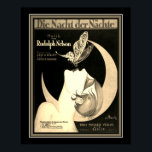 1925 Deco "Die Nacht der Nachte" Poster<br><div class="desc">Stunning Art Deco Lakan Music Cover 1925 ~ Die Nacht der Nachte ~ av Rudolph Nelson. 16 x 20 som visas här - kan finnas i andra storlekar.</div>