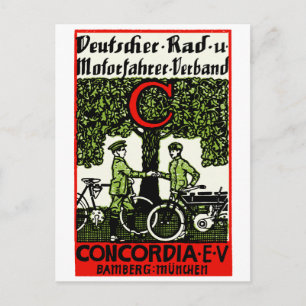 1925 Klubb för cyklar och motorcyklar Vykort