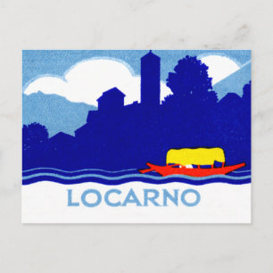 1925 Locarno Schweiz Vykort