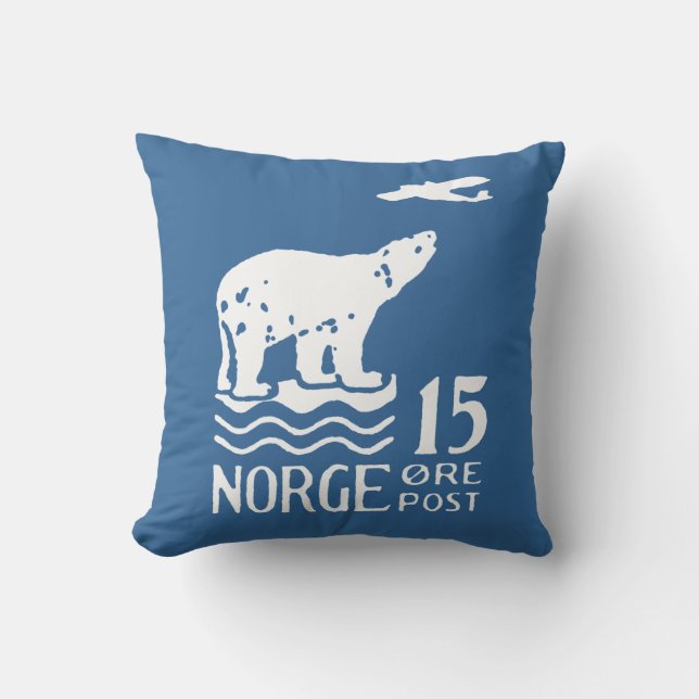 1925 norska polara björn kudde (Framsida)