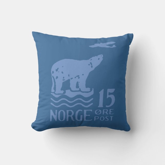 1925 Norskt Polar Björn Kudde (Framsida)