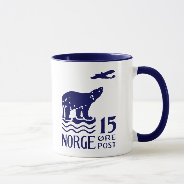 1925 Norskt Polar Björn Mugg (Höger)