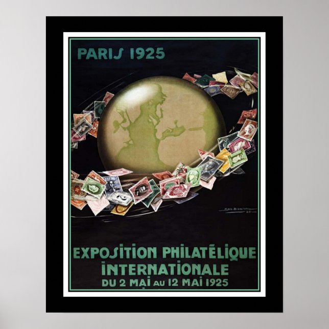 1925 Paris Exposition Poster (Framsidan)