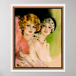 1925 Pictorial Review Art Deco Print - Earl Christ Poster