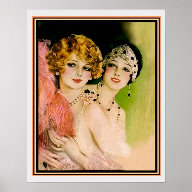 1925 Pictorial Review Art Deco Print - Earl Christ Poster (Framsidan)