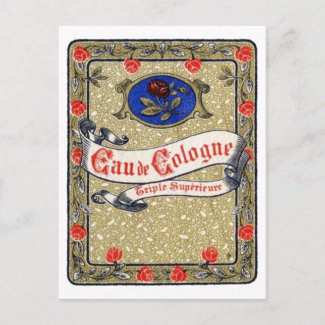 1925 Superior Eau de Köln parfym Vykort (Framsida)