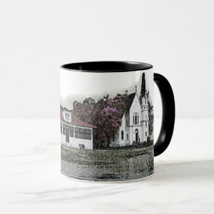 1925 Tidigt Winter Storm Harsens Island Michigan Mugg