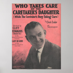 1925 Vem tar hand om vaktmästarens dotter Poster