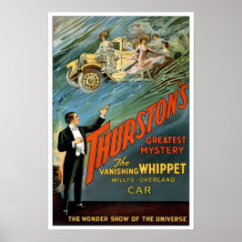 1925. Vintage Magician Poster