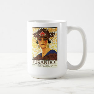 1926 affisch - Turandot vid Puccini Kaffemugg