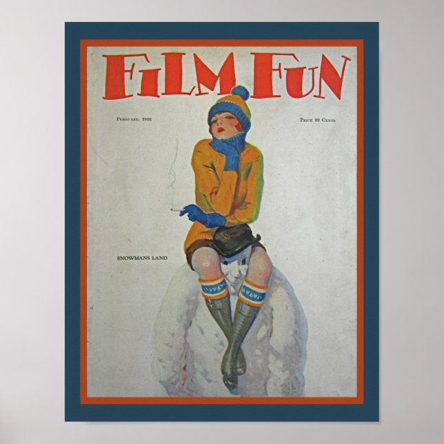 1926 Film Roligt Snögubbe delstaten Poster (Framsidan)