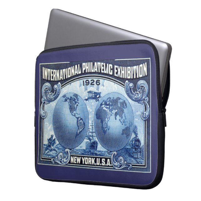 1926 Internationell Philatelic Expo New York Laptop Fodral (Framsidan Vänster)