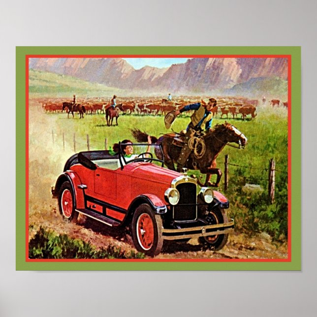1926 Jordan Roadster Poster (Framsidan)