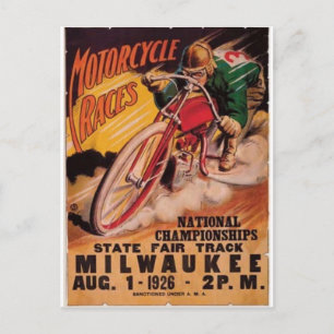 1926 Tävla Poster Vykort
