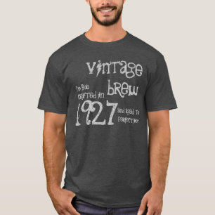 1927 eller någon grått för brygd för vintage för t-shirt