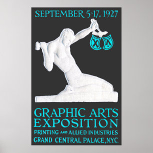 1927 Grafikkonturutökning Poster