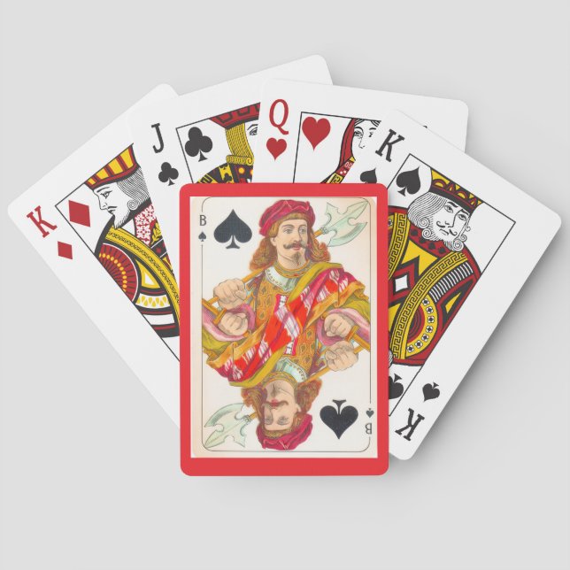 "1927 Holländsk Spade" Casinokort (Baksidan)