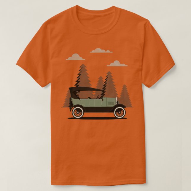 1927 ModellT-turordning T Shirt (Design framsida)