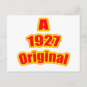 1927 Original Red Kort