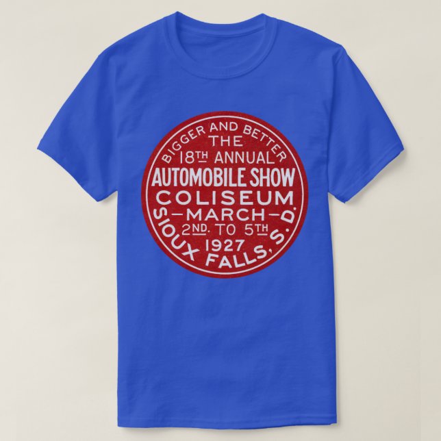 1927 South Dakota Show T Shirt (Design framsida)
