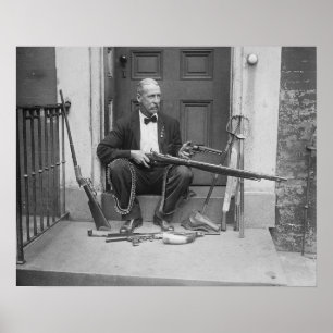 1927. Vintage Photo Poster