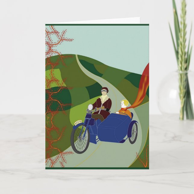 '1927MOTORCYCLING' KORT (Framsida)