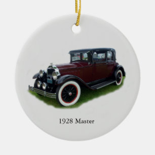 1928 Buick Master-ornament Julgransprydnad Keramik