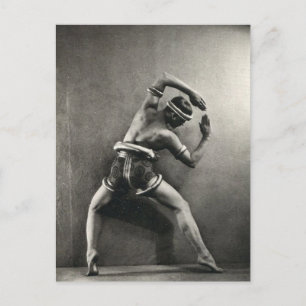 1928 Dancer Vykort