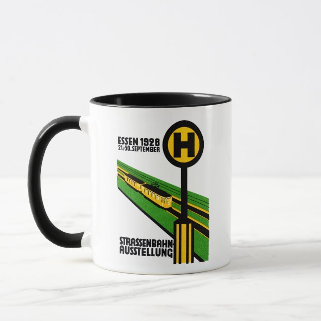 1928 Gatubilsutställning Mugg (Vänster)