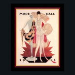 1928 Mode Boll Art Deco Poster<br><div class="desc">Julius Englehard 1928,  Art Deco,  Mode Boll mode cover-11x14 visas också i standard 16x20,  anpassningsbar size & canvas.</div>
