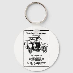 1928 Stanley Steamer Ad Keychain Nyckelring