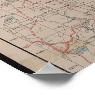 1928 Superior National Forest Karta - BWCA Poster