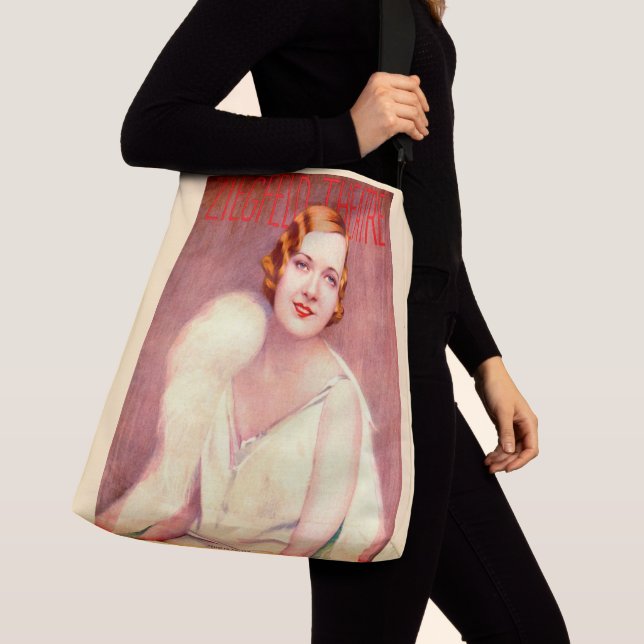 1928 Ziegfeld-teaterprogrammet omfattar Axelväska (Närbild)