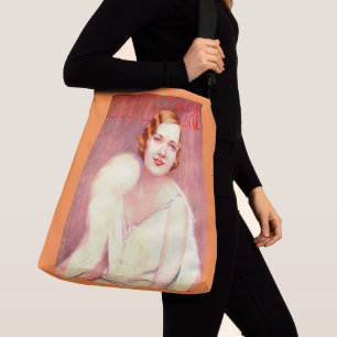 1928 Ziegfeld Theater-programmet omfattar Marilyn  Axelväska