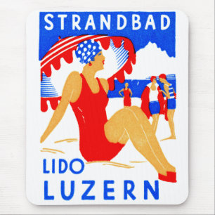 1929 Art Deco Strandbad Lido Luzern Musmatta