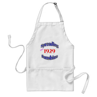1929 fördelande solsken förkläde