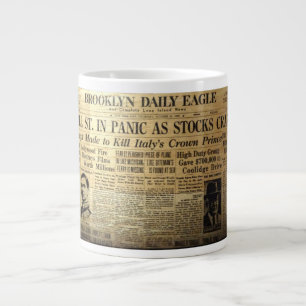 1929 Lagrar Marknadsföringstidningen Coffee Jumbo Mugg