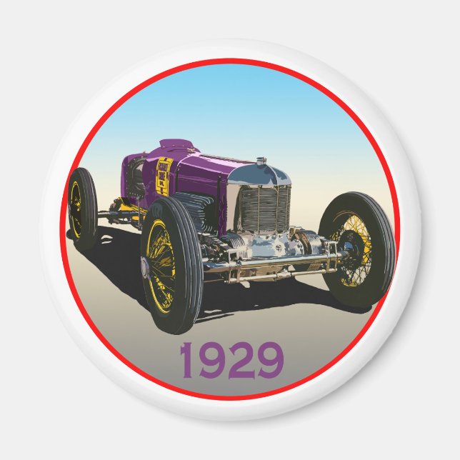 1929 Miller FWD Magnet (Framsidan)