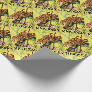 1929 St. Nicholas tidskriften täcker leopard print Presentpapper