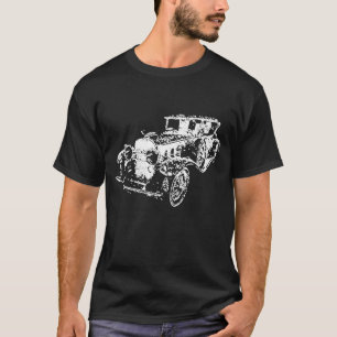 1930 Classic Cadillac V-16 Roadster Sketch Art. T Shirt