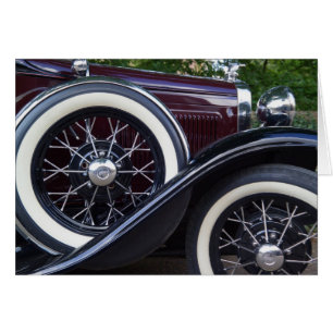 1930 Ford A Klassisk Bil Hälsningskort