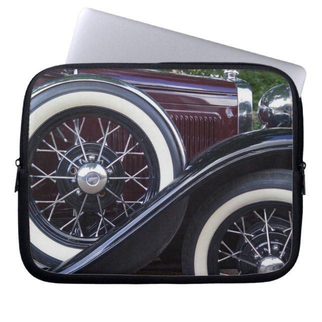 1930 Ford A Klassisk Bil Laptop Sleeve (Framsidan)