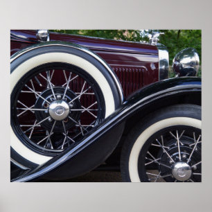 1930 Ford A Klassisk Bil Poster