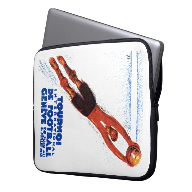 1930 Fotboll Laptop Sleeve (Framsidan Vänster)