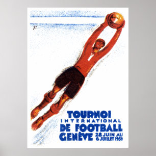 1930 Fotboll Poster