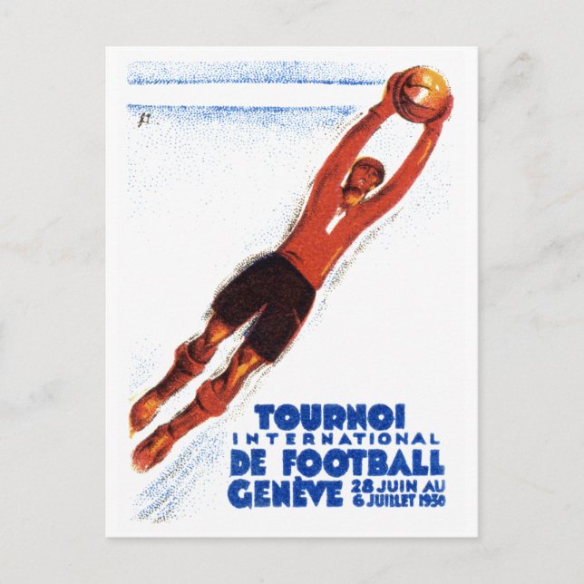 1930 Fotboll Vykort (Framsida)