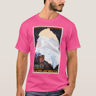 1930 Frankrike Glacier De Bionnassay Plm Travel Po T Shirt